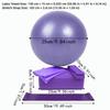 5pcs Non-Slip Surface Yoga Blocks Set Anti-Burst Material Stretching Exercise Band  Pilates Exercise
