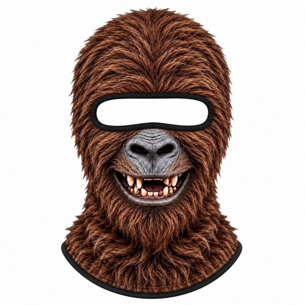 3D Face Printed Winter Mask Cover Full Coverage Ski Mask Hood New Funny Ski Mask For Men Woman