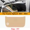 Для Toyota Alphard 2015-2026 Накладка на дверь багажника от пинков Защитная накладка на багажник Защитная накладка от царапин на заднюю дверь Наклейка для декора салона