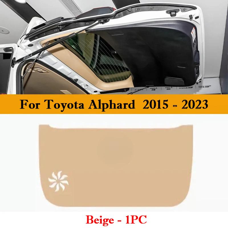 Для Toyota Alphard 2015-2026 Накладка на дверь багажника от пинков Защитная накладка на багажник Защитная накладка от царапин на заднюю дверь Наклейка для декора салона