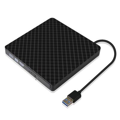 Wellnice Внешний DVD-привод USB DVD CD-плеер Портативный привод Совместимый с Высокоскоростным Тихим Тонким Легким 3.0 CD/DVD CD/DVD Чтение/Запись DVD±RW