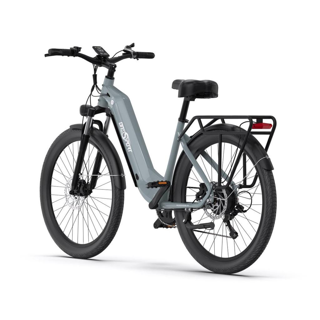 ONESPORT OT05 City Electric Bike 250W 36V 18.2Ah Battery, 27.5inch Tire, 25km/h Max Speed, 120km Max Range, Hydraulic Disc Brake