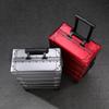 2118 Model 28-Inch Aluminum-Magnesium Alloy Trolley Case with Password Lock and 20 Universal Wheels for Men and Women