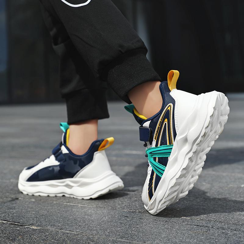 Детская модная дышащая повседневная обувь, детская спортивная обувь для бега, трендовые удобные спортивные кроссовки для студентов и девочек