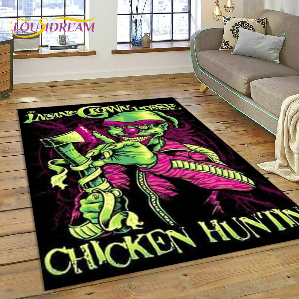 Insane Clown Posse Icp Джагло Рэп Метал Ковер Коврик для Спальни Гостиной Дома Декорация для Дивана, Детский Большой Декор Напольный Коврик