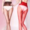 Ультратонкие бесшовные колготки серии Aurora, сексуальные женские блестящие колготки с завышенной талией, летнее прозрачное нижнее белье для клубной одежды