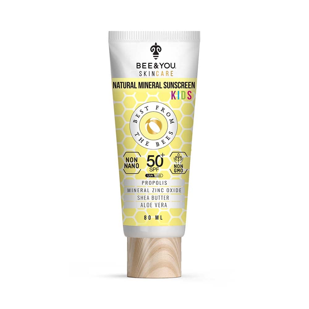 Bee and You Минеральный солнцезащитный крем для детей 80 мл