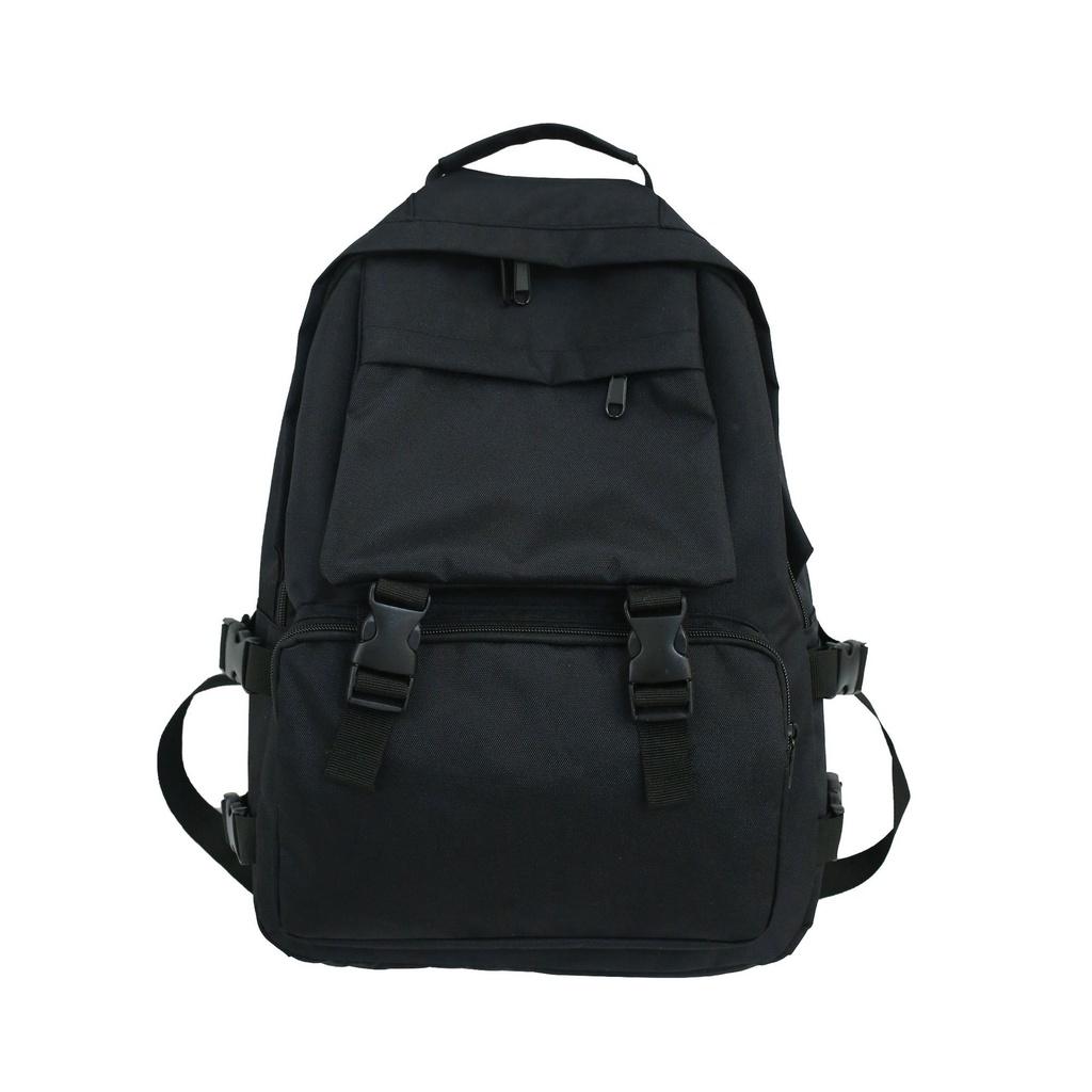 IELGY Schoolbag Female Korean Version High School Students Large Capacity Harajuku Style Tooling Bag Backpack Male