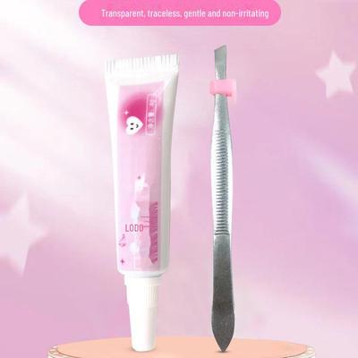 Набор водостойкого клея для ресниц LODO Luodou и пинцета – быстросохнущий, долговечный, не оставляющий следов, прочное нанесение