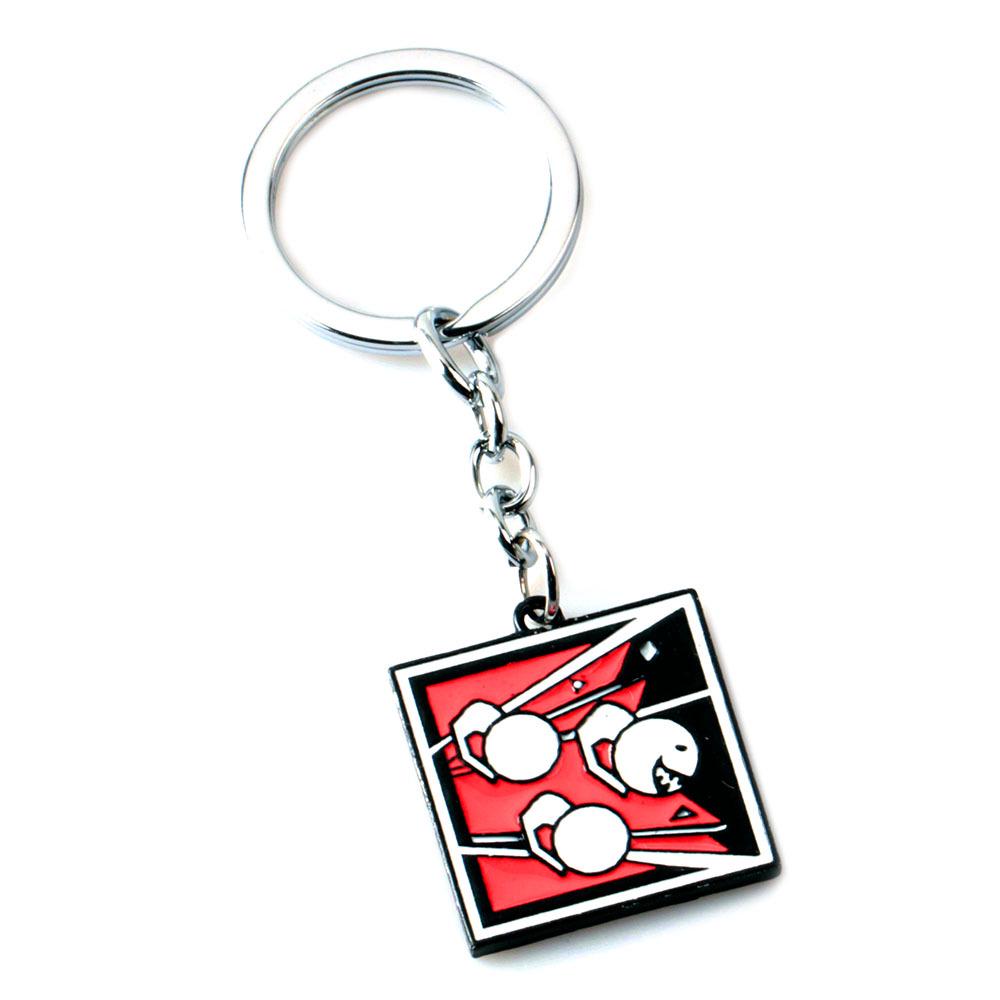 Alloy Keychain Pendant: R6 Anime Game Accessory