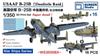 Bunker Studio Пластиковые детали модели самолета ВВС Армии США BST WS35058X 1/350 B-25B «Рейд Дулиттла» (Набор из 16 самолетов) (Корабль)