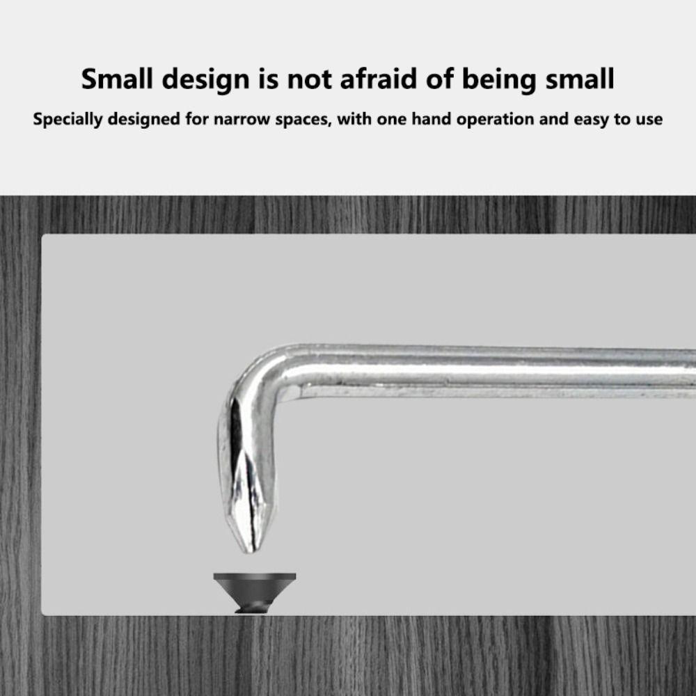 3PCS/Set Portable Elbow Bend Short Arm PH0 PH1 PH2 Screwdriver Double Headed Screwdriver Set L-Type
