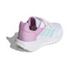 Adidas Tensaurrun 2.0 Versatile Comfortable Shock Absorbing Durable Low Top Kids Running Shoes Kids Sneaker White Purple Blue IG1240