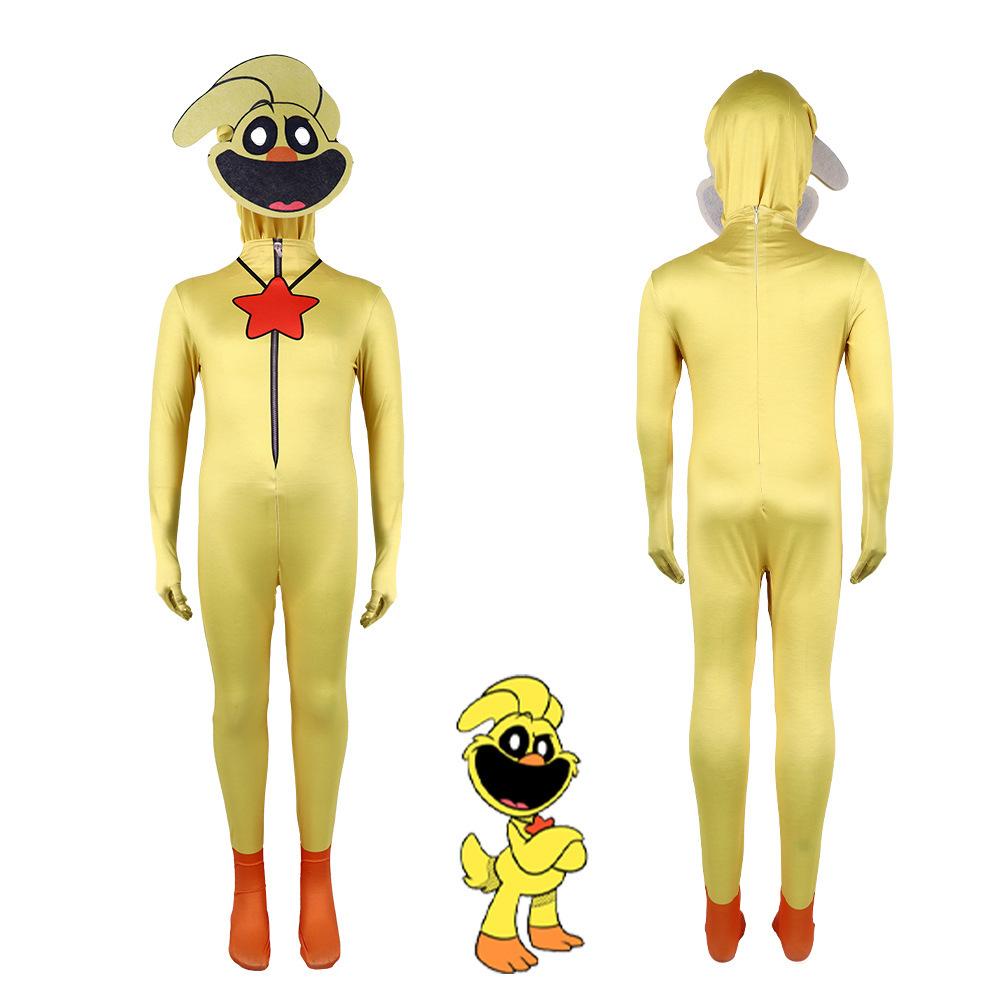 Poppy Adult&Kids Clothing Set Halloween Tights Onesie Cosplay Costume Playtime Cos Jumpsuits Sexy Bodysuit Costume 110CM-200CM