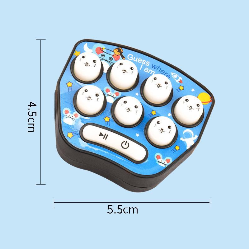 Детская мини-игрушка-брелок «Бей крота»