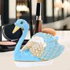 Swan Jewelry Box Animal Statue for Earrings Women Trinket Organizer Dressing