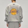 Men's Fear of God Essentials x NBA Lakers Sports Fit Crewneck 'Concrete Heather'