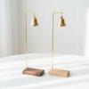 Flat Base Wind Chime Stand Solid Wood Stable Jewelry Display Holder Space-Saving Universal Necklace Storage Rack