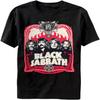 Футболка Black Sabbath Красные Пламена Групповой Портрет