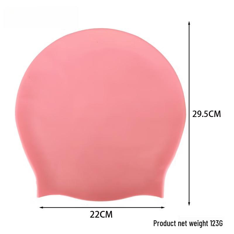 Jiemengzhe 120g Extra-Large Silicone Swimming Cap (2-Pack)