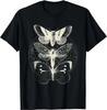 Witchcore Lepidoptera Butterfly Moth Insect Astronomy Lover T-Shirt Halloween Vintage T Shirt for Unisex Women Daily Four Seasons