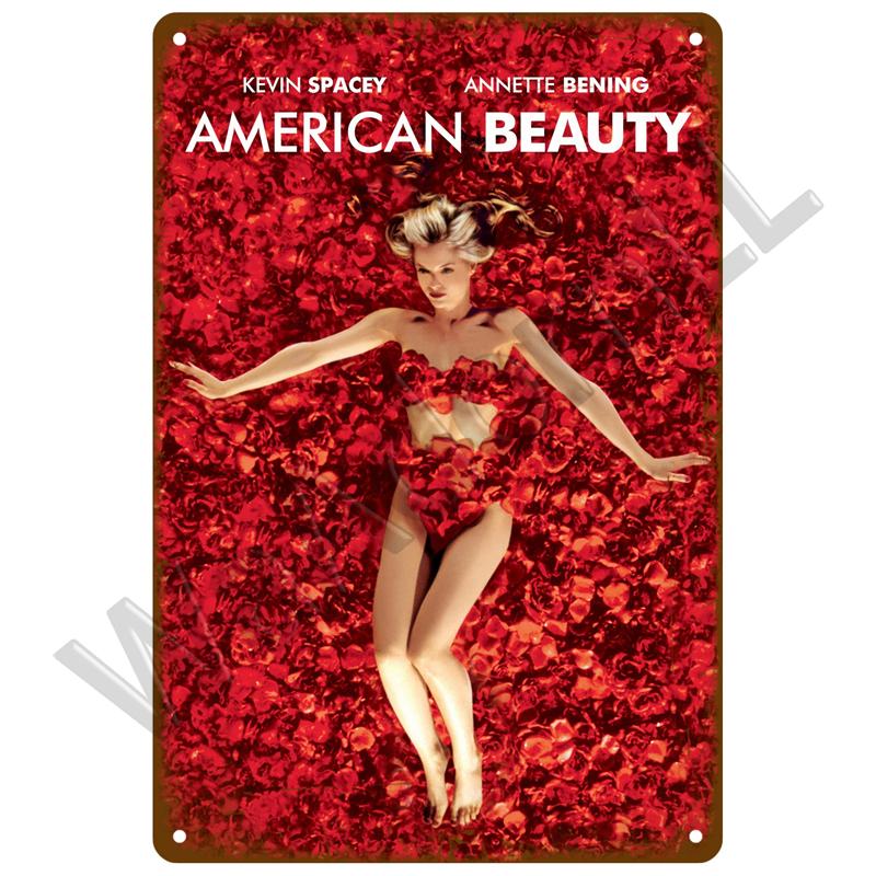 Vintage Metal Sign Movie Retro Tin Sign Aesthetic Living Room Metal Wall Decor Decoration Cinema Industrial Deco Films Poster