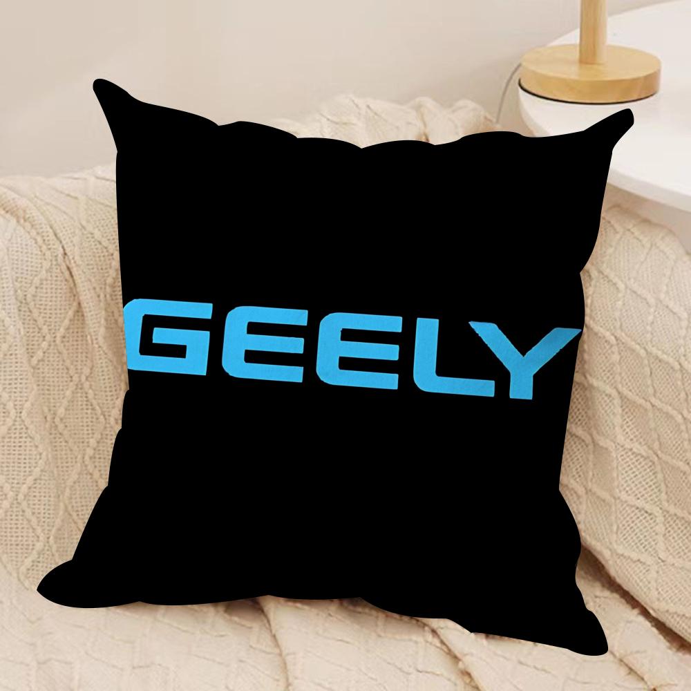 Luxury GGeely Cushion Cover Short plush Doublesided Print Square Throw Pillow Covers Sofa Home Cushion Decor