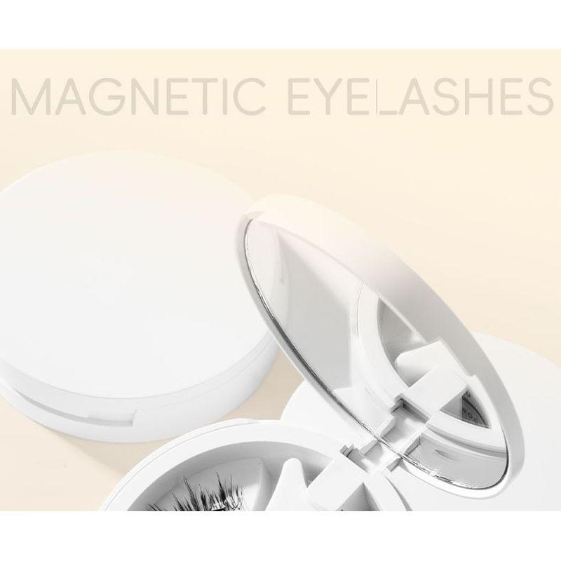 Миуми - Набор: Натуральные магнитные накладные ресницы с перекрещиванием + Аппликатор