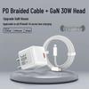 Прозрачное GaN-зарядное устройство PD 30 Вт для телефонов Apple 8-17 - Быстрая зарядка