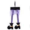 Creative Long Leg Halloween Hanging Witch Legs High Heel Witch Legs Witch Legs Ornament Polyester With a Hanging Rope KTV