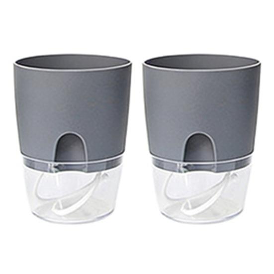 Цветочный горшок Yousheng с дренажными отверстиями, отверстием для залива воды, автоматическим самополивом, гидропонным цветочным горшком, прозрачным основанием, гидропонной посадкой