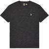 Polo Ralph Lauren Футболка с вышивкой, короткий рукав, круглый вырез, мужские топы, черный, смешанный цвет 710671426137