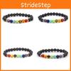 Strand Men Gemstone Bracelet Colorful Beads Energy Bracelet Healing Yoga Gift
