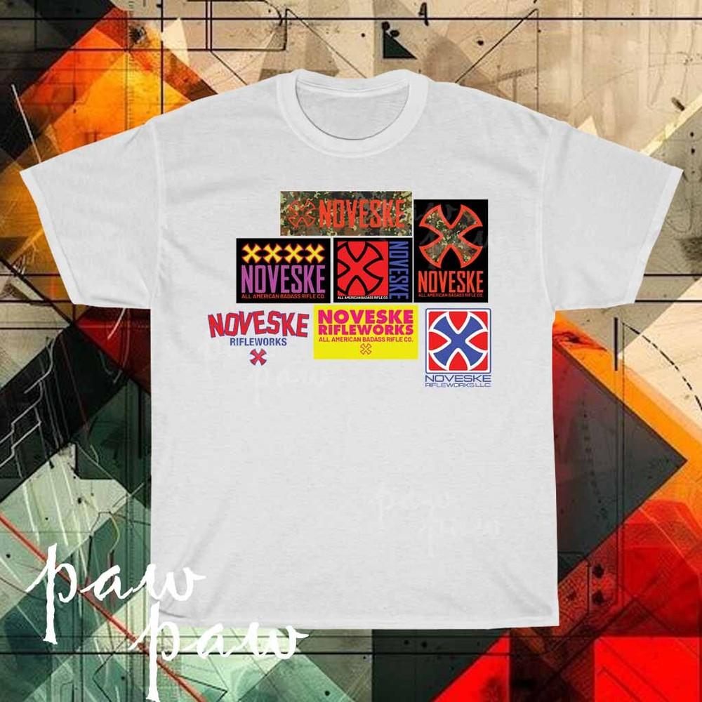 New Noveske Rifleworks LLC Black Logo Men's T-shirt funny size S to 5XL
