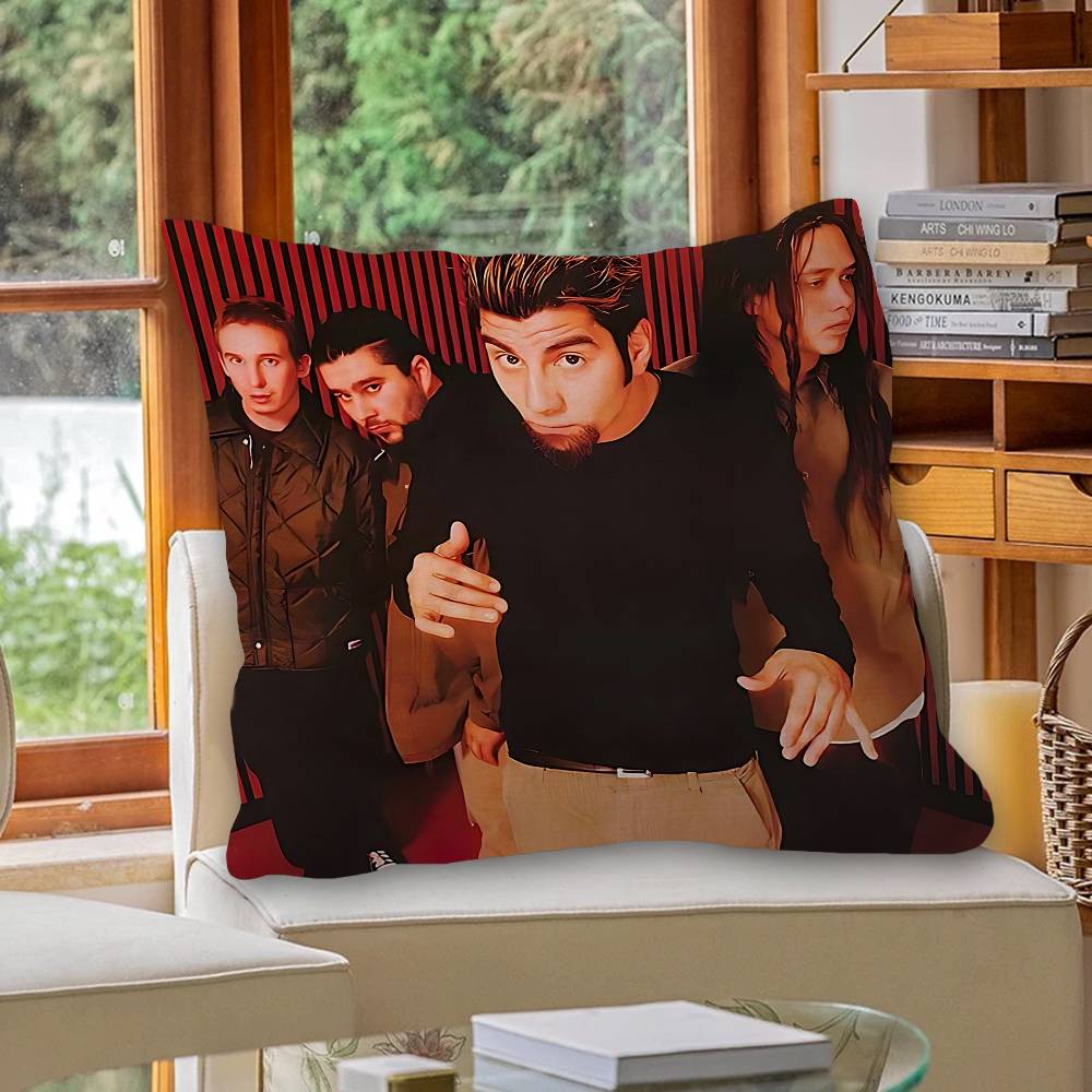 Rock Band DDeftones Pillow Cover for Bedroom Room and Living Room Sofa Decorative Cushion Cover