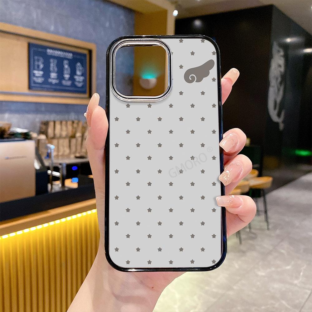 [Magsafe magnetic attraction] Simple polka dot transparent Apple 15/6promax mobile phone case iPhoneAIR protective case