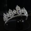 New Style Queen's Crown Elegant and Simple Bridal Wedding Headwear Crown Tiara Hair Accessories Main Wedding Accessories