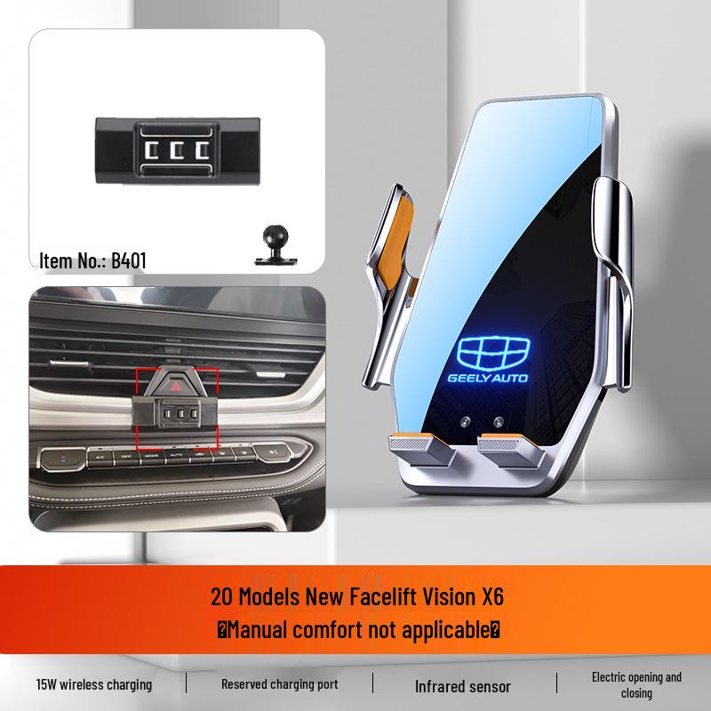 Автомобильный держатель для телефона для Geely Boyue PRO, Vision S1/X3/X6, Emgrand GL/GS