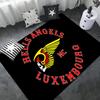 Hell Angels Винтажный Коврик для Двери Мотоцикл Нескользящие Коврики для Ванной Туалета Ковер в Спальню Нордический Домашний Декор