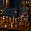 Acrylic Collectible Figurines 24 Days Advent Calendar 2026, Mini Highland Cow/Horse/Dog Figures Christmas Countdown Dolls Set Calendar, 2D Hanging