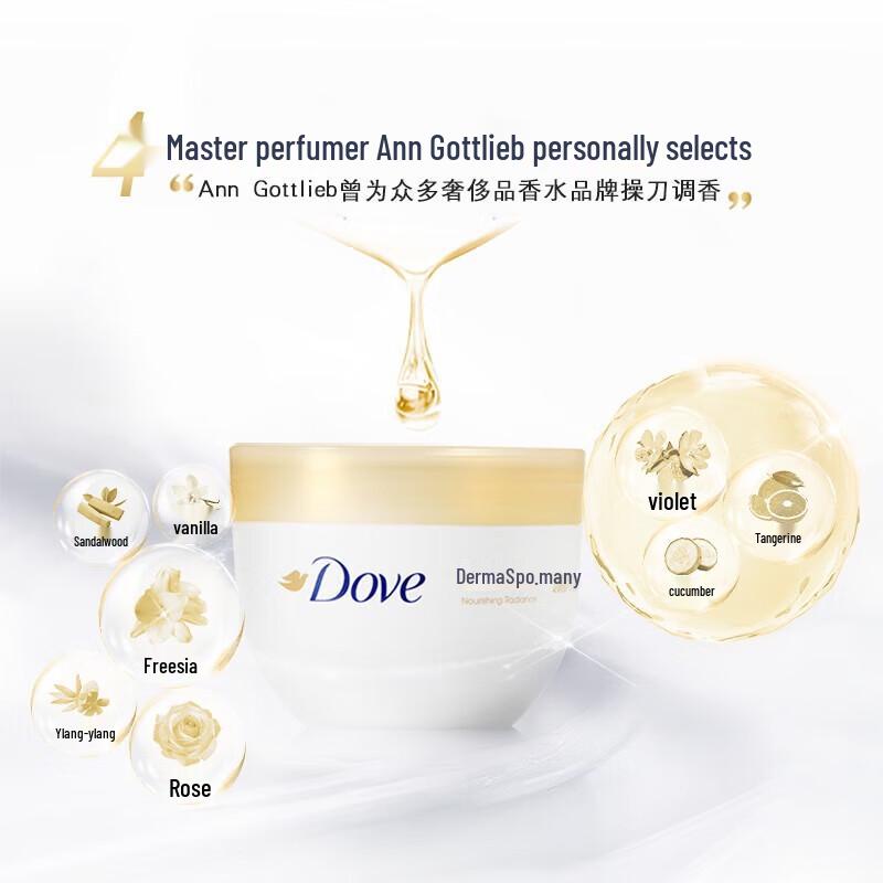 Dove Long-lasting Fragrance Nourishing & Brightening Body Lotion