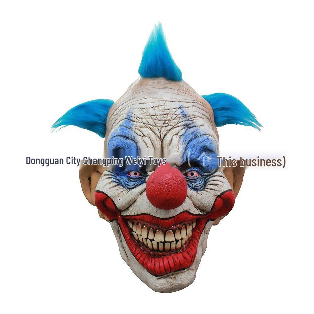 Halloween Scary Witch Hair Mask for Haunted House & Escape Room Costumes