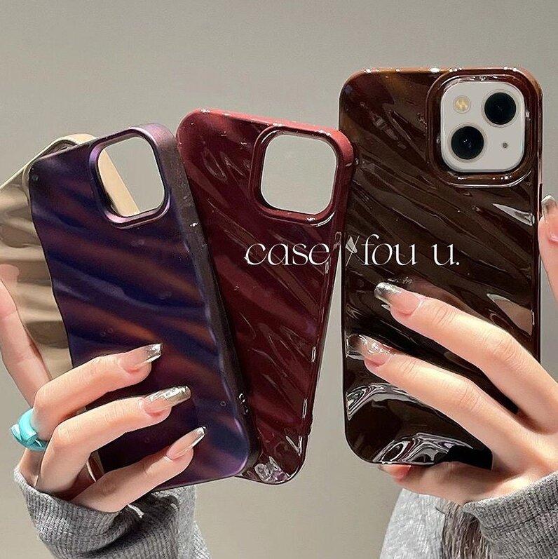 Чехол для телефона ярких цветов с волнистым узором для iPhone 13, чехол для iPhone 14 15 Pro 11 12 Pro Max X XR XS 7 8 Plus SE, мягкий противоударный чехол