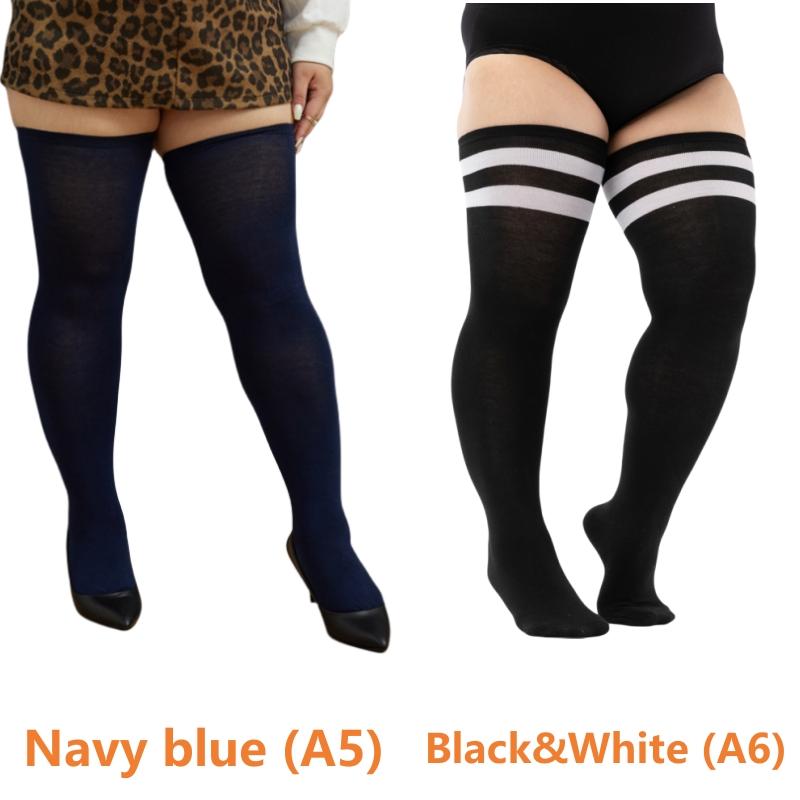 Эластичные гольфы больших размеров, большие носки до бедра, длинные носки XXXL, женские носки, гетры
