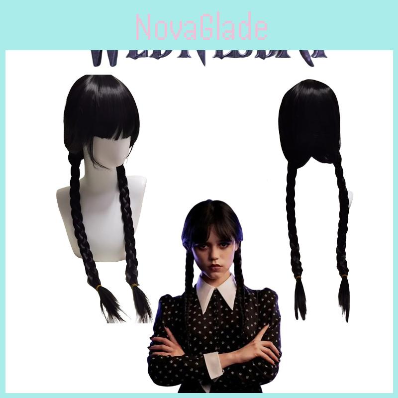 Wednesday Addams Braided Hair Perfect For Halloween Xmas Fancy Party