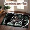 Custom Name Crystal Velvet Rug,Attack on Titan Comfortable Anti Slip Floor Mat For Room Decoration
