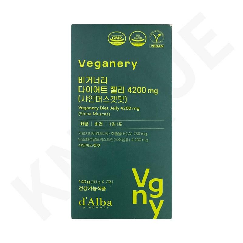 Dalva Veganuary Диетическое желе 4200 мг Вкус муската шайн 7 шт., 140 г, 1 штука