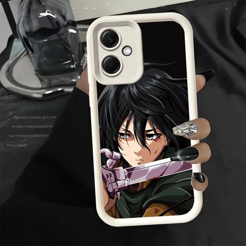 Чехол для телефона для Xiaomi Redmi Note 15 14 13 Pro Plus A-Attack On T-Titan Микаса Оболочка 12S 11 11S 11T 5G 14S Мягкий силикон Funda