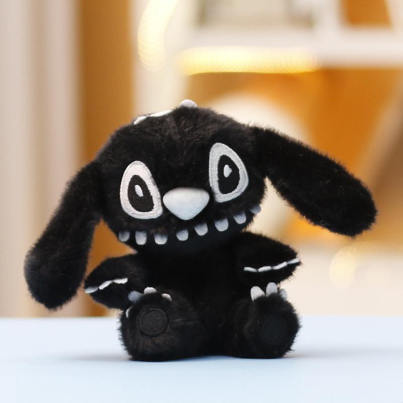 Плюшевый брелок Стич Беззубик Мультяшная мягкая тканевая игрушка Для детей и коллекционеров