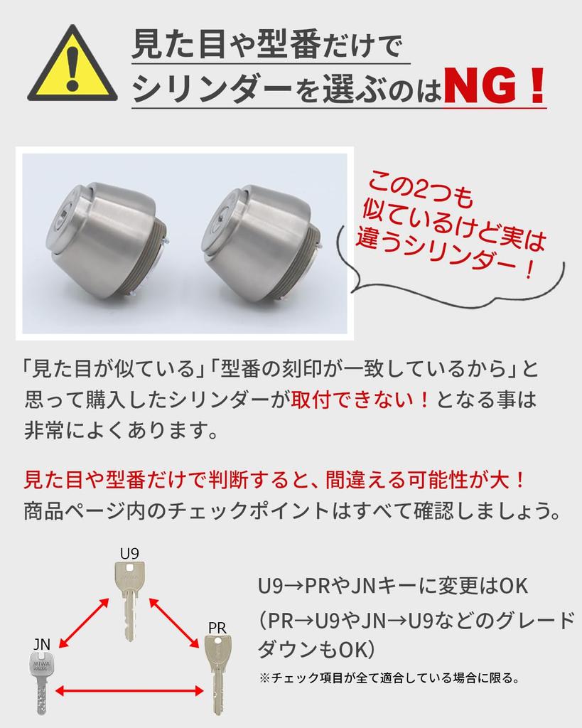 MIWA Miwa Lock PR Цилиндровый замок LAMA DA Ключ с углублением для замены Замена ключа 3 Ключа Толщина двери Серебряный Замена Инструкция включена